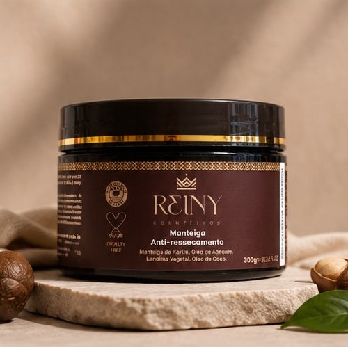 Manteiga anti-ressecamento REINY, pote de 300g
