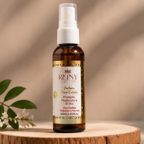 Perfume para cabelo REINY, spray de 60ml
